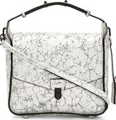 Thumbnail for your product : 3.1 Phillip Lim White Crackled Leather Wednesday Shoulder Bag
