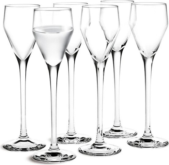 Holmegaard Perfection Shot Glass, Set of 6 in Clear