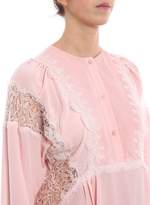Thumbnail for your product : Ermanno Scervino Lace Trim Shirt Dress