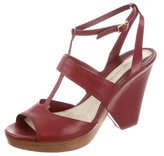 Thumbnail for your product : Roberto Del Carlo Leather Ankle Strap Sandals