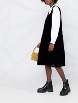 Thumbnail for your product : Rochas Sleeveless Velvet-Effect Dress