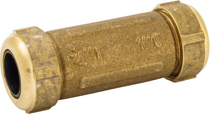 Pro-Line 1 in. CTS Brass Compression Coupling Lead Free
