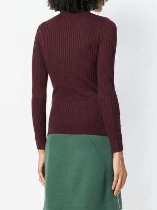 Courreges turtleneck fitted sweater