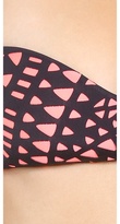 Thumbnail for your product : Mara Hoffman Laser Cut Bandeau Bikini Top