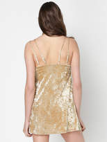 Thumbnail for your product : MinkPink Bonjour Slip Dress in Gold