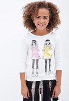 Thumbnail for your product : Forever 21 Girls Hi Bye Graphic Tee (Kids)