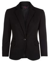 Thumbnail for your product : New Look Black Textured Ponte Blazer