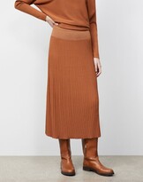 Thumbnail for your product : Lafayette 148 New York Plus-Size Matte Crepe Rib Knit Pull-On Skirt