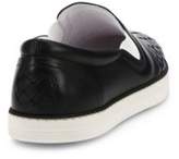 Thumbnail for your product : Bottega Veneta Intrecciato Leather Slip-On Sneakers
