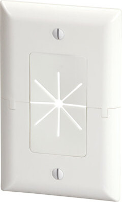 DataComm 1-Gang Coax Wall Plate