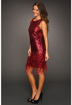 Thumbnail for your product : Jessica Simpson Sleeveless Feather and Sequin Dress