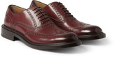 Thumbnail for your product : O'Keeffe Felix Hand-Polished Thick-Sole Leather Wingtip Brogues