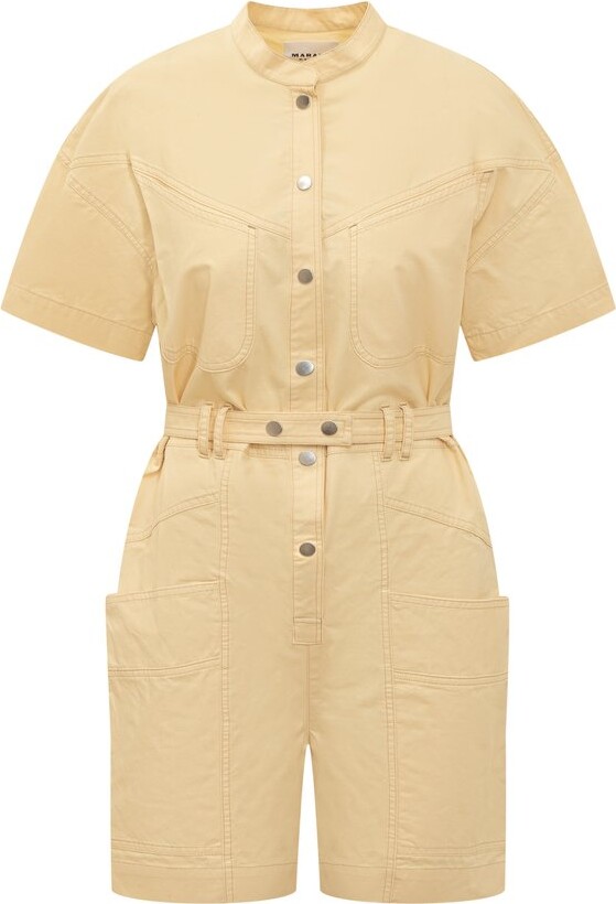 Etoile Isabel Marant Kiara Short Sleeved Overall