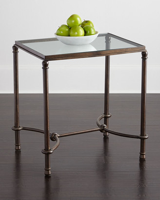 Hanigan Glass-Top End Table