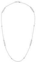 Thumbnail for your product : Jude Frances Pearl & Topaz Station Necklace