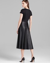 Thumbnail for your product : Lafayette 148 New York Mirna Faux Leather Midi Dress
