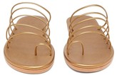 Thumbnail for your product : Ancient Greek Sandals Sani Metallic-strap Faux-leather Sandals - Bronze