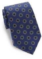 Thumbnail for your product : Armani Collezioni Dotted Oval Print Silk Tie