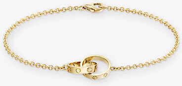 Cartier Womens Yellow Gold Love 18ct Yellow-Gold Chain Bracelet 1 Size