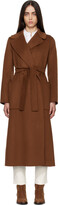 Thumbnail for your product : S Max Mara Brown Belt Coat
