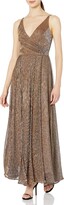 Thumbnail for your product : Dress the Population Women's Valentina Sleeveless Surplice Wrap Long Gown