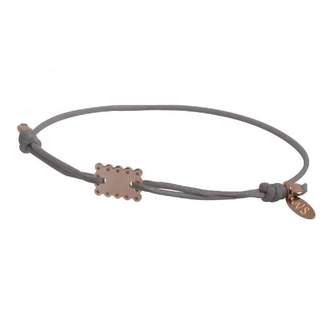 Very Sisters BRM1PG Small Biscuit Bracelet - 15 g Gold-Plated Grey