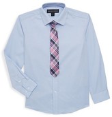 Thumbnail for your product : Saks Fifth Avenue Little Boy's Boy's Two Piece Sport Shirt Tie Set