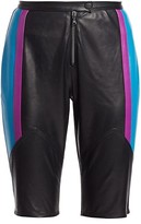 Thumbnail for your product : artica-arbox Colorblock Leather Bike Shorts
