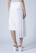 Thumbnail for your product : Boutique Hybrid pleat pencil skirt