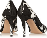 Thumbnail for your product : Gianvito Rossi Animal-print calf hair pumps