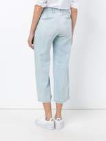 Thumbnail for your product : Current/Elliott cropped wide leg jeans