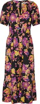 Thumbnail for your product : Diane von Furstenberg Lindy Printed Stretch-cotton Midi Dress