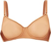 Thumbnail for your product : Nubian Skin Caramel Stretch-tulle And Satin Underwired Bra