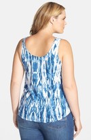 Thumbnail for your product : Lucky Brand Tie Dye Tank (Plus Size)