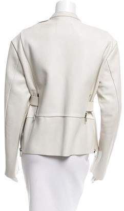 Acne Studios Belted Leather Jacket