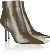 Thumbnail for your product : Jimmy Choo Amore polished-leather ankle boots