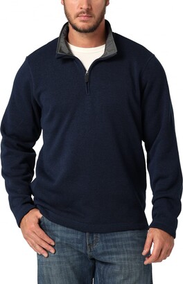 Wrangler Authentics Men's Sweater Fleece Quarter-Zip - ShopStyle Half-Zip  Knitwear