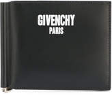 Thumbnail for your product : Givenchy logo print billfold clip wallet