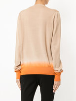 Thumbnail for your product : Jil Sander two tone crew neck sweater