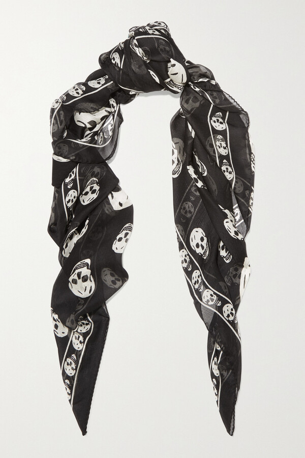 Alexander Mcqueen Silk Scarf | Shop the world's largest collection 