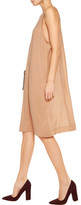 Thumbnail for your product : By Malene Birger Adovi Paneled Stretch-Jersey And Silk-Charmeuse Dress