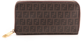 Thumbnail for your product : WGACA What Goes Around Comes Around Fendi Mini Zucca Zip Wallet (Previously Owned)