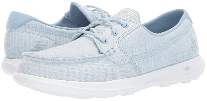 skechers go walk denim blue