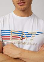 Thumbnail for your product : Emporio Armani Ea7 Stretch Jersey T-Shirt With Maxi Logo