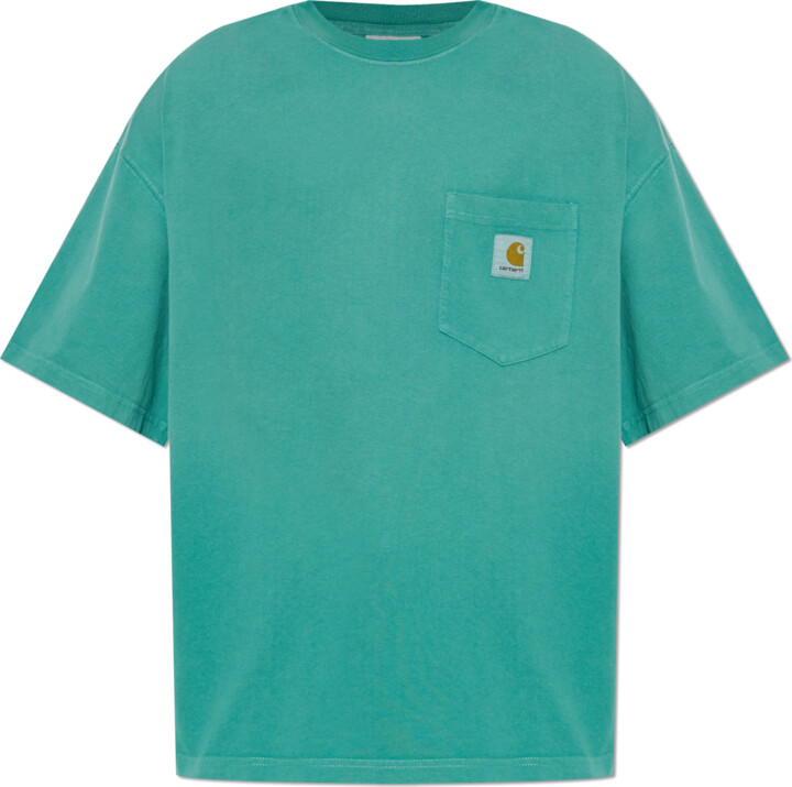 Carhartt Work In Progress T-shirt With Logo  - Green
