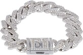 Thumbnail for your product : DARKAI Prong pavé chain bracelet
