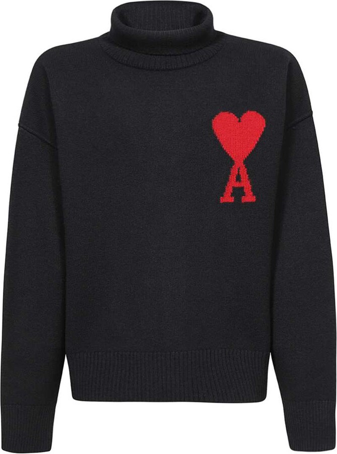 Ami Alexandre Mattiussi Ami Sweaters Black - ShopStyle