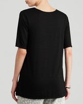 Thumbnail for your product : Three Dots Elbow Sleeve Relaxed High/Low Tee