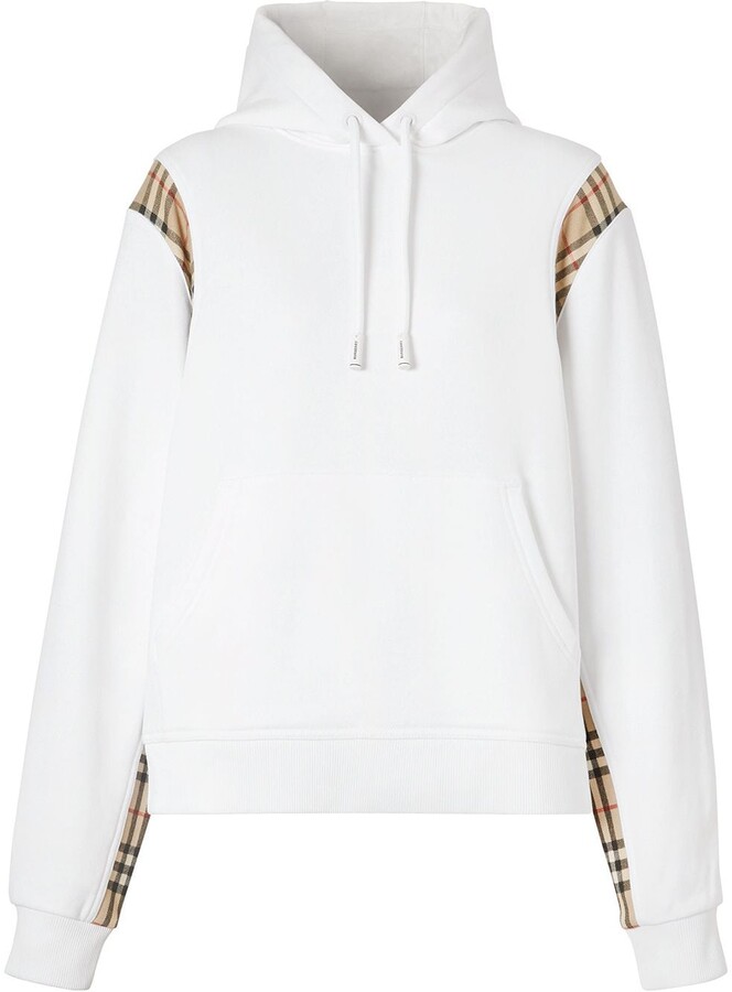 white burberry sweatshirt