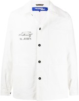 Thumbnail for your product : Junya Watanabe Logo-Print Shirt Jacket